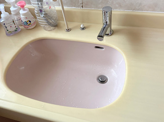 小工事 使用感を変えずに機能性を高めた洗面台水栓